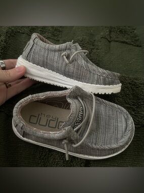 Hey Dude Gray Toddler Slip-Ons